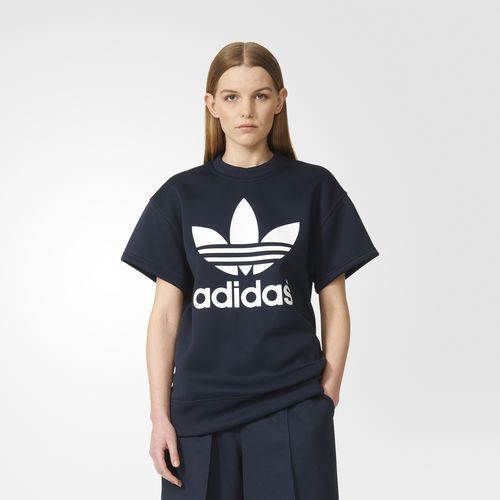 adidas short sweatshirt